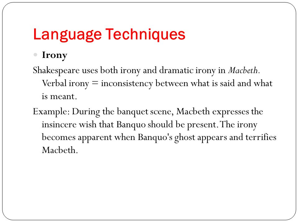 Macbeth: Appearance Vs. Reality